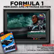 Hot Wheels FORMULA ONE Edition Poster Design With Frame