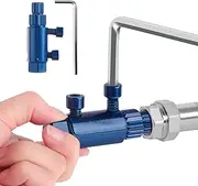 UwinVwin Broken Pipe Thread Extractor Tool & Broken Valve Thread Extractor - Heavy-Duty Faucet Removal Kit for 1/2”, 3/4”, 1” Pipes, Stripped Screws, and Damaged Bolts(Blue)