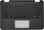 Jxjslp Replacement Upper Case Palmrest for DELL Chromebook 11 3100 11.6'' Series Laptop with Keyboard Assembly Non-Touchpad 9X8D7 09X8D7 AP2FH000400