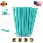 A Safe Choice: 500 Individually Wrapped Teal Smoothie Straws for All Occasions