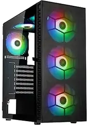 Kolink Observatory HF Mesh ARGB Midi Tower Case - Black