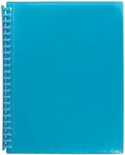 Marbig 2008501 Display Book Refillable Clearview A4 20 Pockets Marine