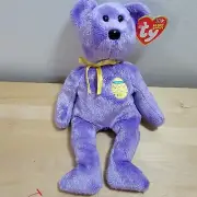 TY Beanie Baby 2002 EGGS III the Easter Bear MWMT
