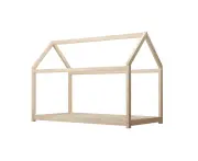 Oikiture Montessori Kids Bed Frame Wooden House Frame