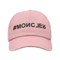 在飛比找momo購物網優惠-【MONCLER】春夏新款 品牌 LOGO 棒球帽-粉色(O