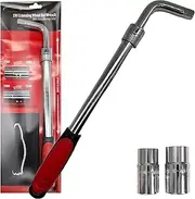 Heavy Duty Car Wheel Wrench - Brace for Car, Telescopic Lug Nut Tyre Wrench, Reversable 17mm, 19mm, 21mm & 23mm Sockets to Suit All Cars Nuts, with Carry Bag, (XAHDCWB1)