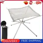 Stainless Steel Campfire Stand Folding Portable Fire Pit for Camping Outdoor
