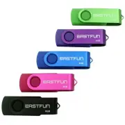 5 Pack 8GB USB Flash Drive USB 2.0 Flash Memory Stick Fold Storage Thumb Stic...