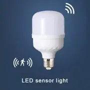 Automatic Motion Sensor LED Lamp Bulb Smart ON/OFF Voice-activated Bulb CR