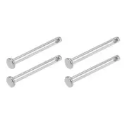 Clevis Pins 3mmx30mm 4Pcs Single Hole Flat Head 304 Stainless Steel Fastener Pin