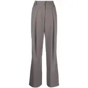 [Low Classic] Low Classic Pleated High-waist Trousers XS GREY