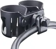 Wheelchair Cup Holder - 2-in-1 Stroller Double Cup Holder Organizer | 360-degree Rotation Cup Holder for Walker, Wheelchair, Walker Pochy