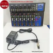 F7 7CH Audio Mixer Mixing Console Applied to Stage Live Studio Karaoke DJ KTV