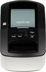 Brother QL-700 Label Maker, USB 2.0, Address Label Printer, Desktop, Up to 62mm Wide Labels Black Compact
