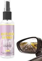 [Generic] Anti Fog Spray for Car Windshield - Waterproof Rainproof Anti-Fog Glass Cleaner Spray | Long-lasting Anti-Rain Cleaner 50ml, for Car Glass Hydrophobic Anti-fog Car Supplies for Car Windshield Window