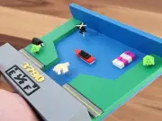Atari 2600 Diorama - River Raid - Art / Shelf Decor