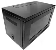 12U 450mm Deep Data Cabinet, Wall Mounted, 19-Inch Rackmount (W550m x D450mm) - Front/Rear Profiles, Multi-functional Wall Enclosures Cabinet for SMA Applications, Mount Rack, IT Data Network Equipment with Cable Management & Lock.