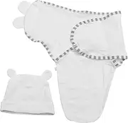 HOOTNEE 2pcs Soft Newborn Swaddle Wrap for Sleep for Showers Birthdays Breathable for Comfort