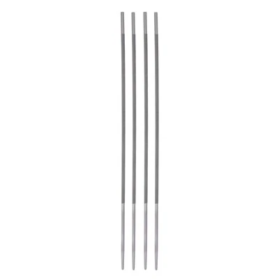 4PCS Chainsaw File, 9/64" Round High Carbon Steel Double Cut Rasp fit Sharpening