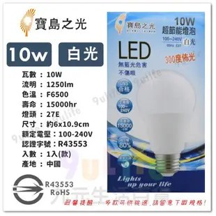 【九元生活百貨】寶島之光 超節能LED燈泡/16W 球泡燈 E27 節能燈泡 LED燈泡 電燈泡