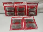 LOT OF 5 Packs - (750 total) Christmas Silver Ornament Hooks Tree Hangers Metal