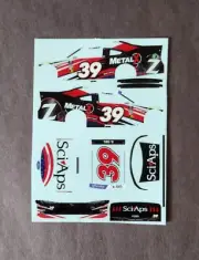 2024 Custom Ryan Sieg #39 Sci Aps 1/64 Waterslide Decals