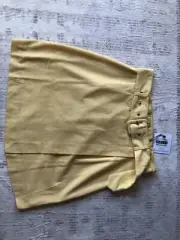 Atmos and Here - Size 12 - Yellow A line skirt - with belt