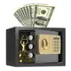 金屬保險櫃 投幣式 加大 電子保險箱 20E 密碼鎖保險箱 鋼板保險櫃【DG140】 123便利屋