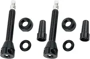 ULTECHNOVO Aluminum Alloy Valve Stem Extenders Easy Install for Car Bike Tire Sealant Backflow Prevention