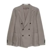 [Tagliatore] Tagliatore Mélange-effect Blazer 54 IT GREY
