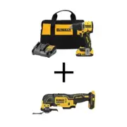 DEWALT ATOMIC 20V Lithium-Ion Cordless Compact 1/2 In Drill/Driver Kit Tool