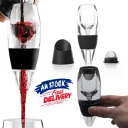 AU Decanter Essential Sediment Filter Magic RED Wine Aerator and