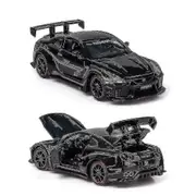 Nissan Gtr R35 Car Model With Light & Openable Door Musical Simulation Vehicle Black