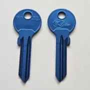 24x KEYLINE Key Blanks KE7S-Titanium Aluminum very Light-For Kale 161/1