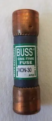Bussmann BP/NON-30 30A 1-Time Cartridge Fuse Non-Current Limiting Class K5 250V