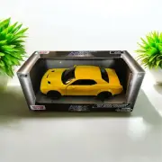 MOTORMAX 1:24 2018 DODGE CHALLENGER SRT HELLCAT WIDEBODY DIECAST Yellow 79350YL