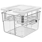 Sous Vide Container with Lid and Rack Sous Vide Containers Sous Vide Pot 126 Qu