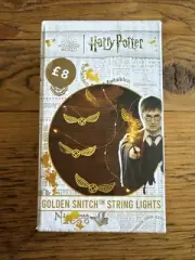 Dunelm Harry Potter Wizarding World Golden Snitch String Lights Warm White