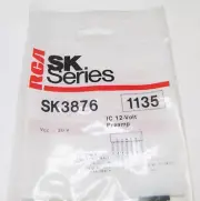 RCA SK3876 - 12V High Gain Audio Preamp 7-Lead SIP IC, NOS NTE1135