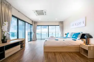 巴東的4臥室公寓 - 242平方公尺/4間專用衛浴180° Sea View/ 100m to the beach/ Patong Tower/S4b