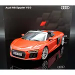 【MASH】現貨瘋狂價 原廠 I-SCALE 1/18 AUDI R8 SPYDER V10 2016 RED