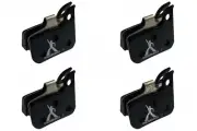 4Pr DiscoBrakes Pads for SRAM Level Red Disc Brake Rival Force CX1 Apex, Cu Free