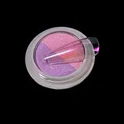 Nail Powder, Double Color Aurora Chrome Nail Powder Multi Mirror Effect Mermaid Neon Transparent Powder Manicure Pigment Glitter Fairy Dust Nail Art Decoration for Nail Art Décor,0.8g