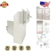 Art Deco Locking Mail Drop Box with Rear Access for Safe Document Storage