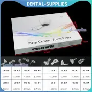 Dental Kids Anterior Resin Crowns Pediatric Deciduous Transparent Strip Crown