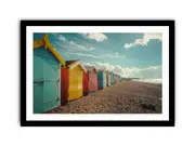 Brighton Beach Boxes Melbourne Art Framed print
