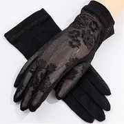 [LEIXIUSM] Breathable Handguards Short Spring and Summer Thin Driving Ladies Cycling Sunshade Gloves