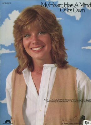1960 1979 Sheet Music ~ MY HEART HAS A MIND OF ITS OWN ~ Debby Boone ~ NEW!