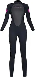 Full Body Wetsuits M for Men and Women Long Sleeve Thickened Warmth for Scuba Diving Surfing Freediving and Winter Swimming Enthusiasts Diving Suit Women M