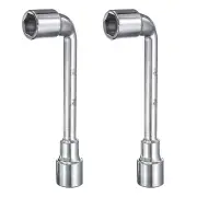 2pcs l Shaped Angled Hex Socket Wrench 18mm Double Ended Socket Spanner
